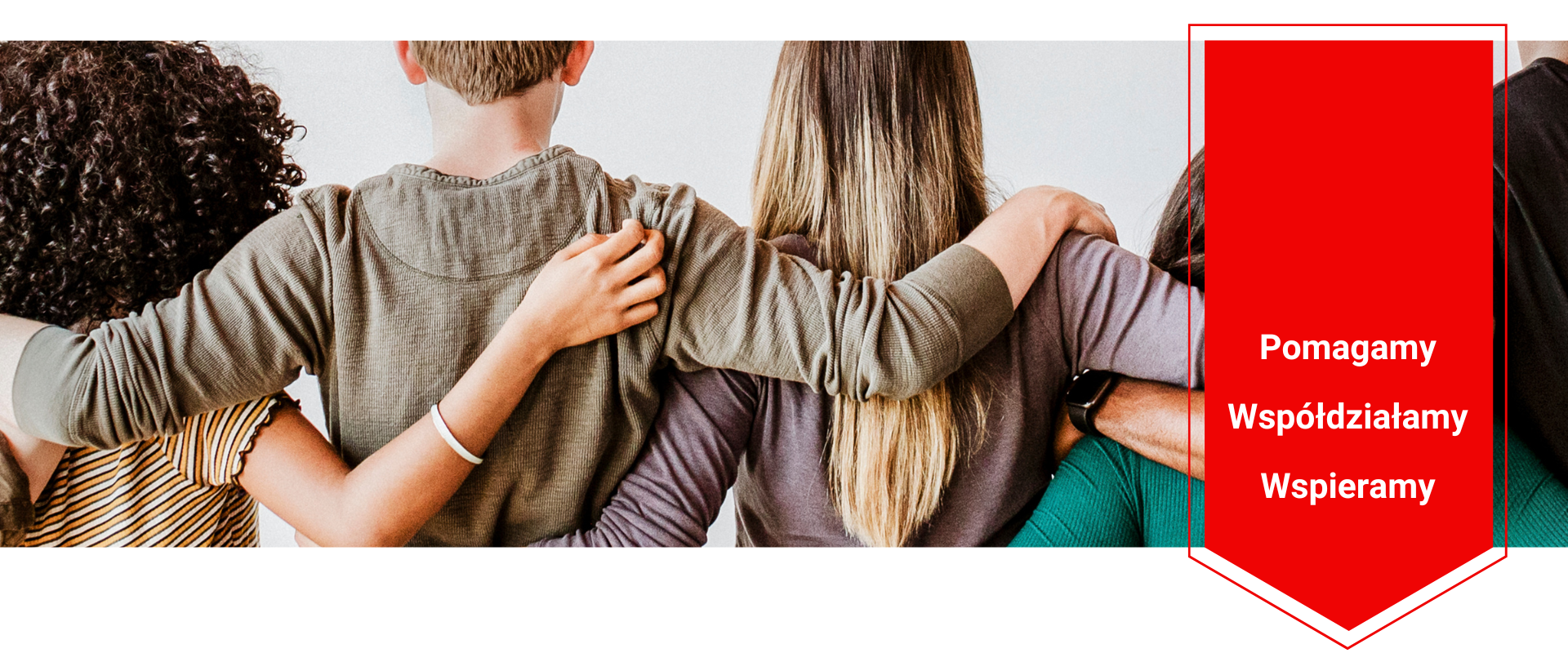 Baner - Pomogamy, Wspódziałamy, Wspieramy